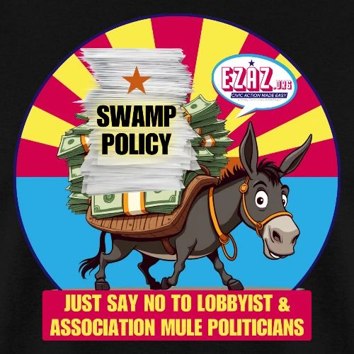 JUST SAY NO TO LOBBYIST MULES - Men's T-Shirt