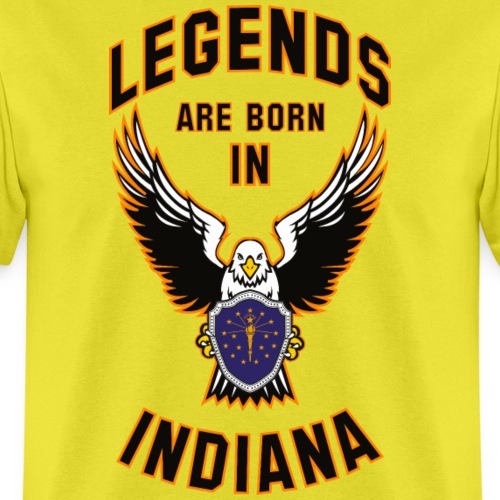 Legends are born in Indiana - Men's T-Shirt