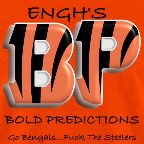 Enghs Bold Predictions Logo Black - Men's T-Shirt