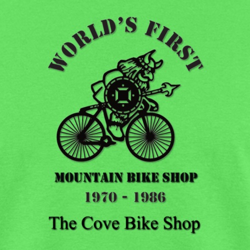 The Cove Bike Shop VIKING on front - Men's T-Shirt