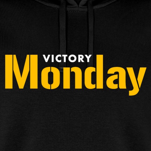 Victory Monday (Black/2-sided) - Adidas Unisex Fleece Hoodie