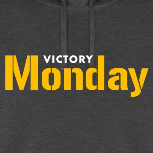 Victory Monday (Black/1-sided) - Adidas Unisex Fleece Hoodie