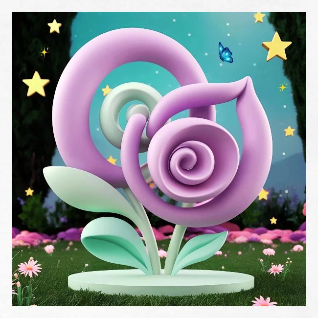 Lila Bloom | Double Floral Eco-Inspired Art