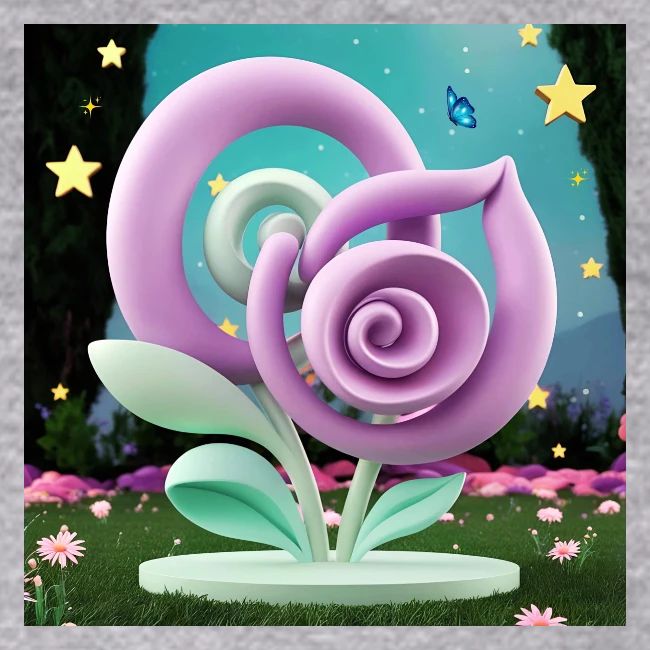Lila Bloom | Double Floral Eco-Inspired Art