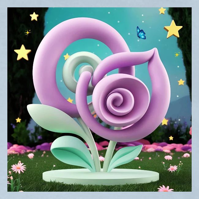 Lila Bloom | Double Floral Eco-Inspired Art