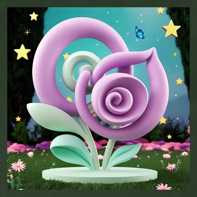 Lila Bloom | Double Floral Eco-Inspired Art