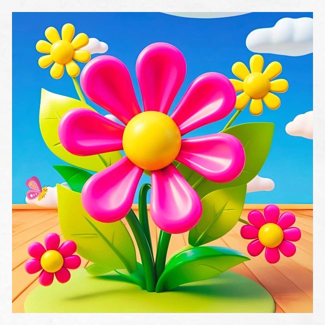 Pink Floral Peace | Sky & Nature Design