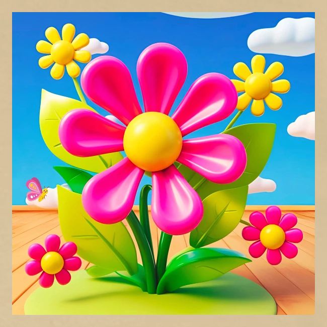 Pink Floral Peace | Sky & Nature Design