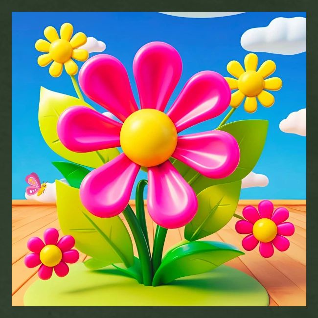 Pink Floral Peace | Sky & Nature Design