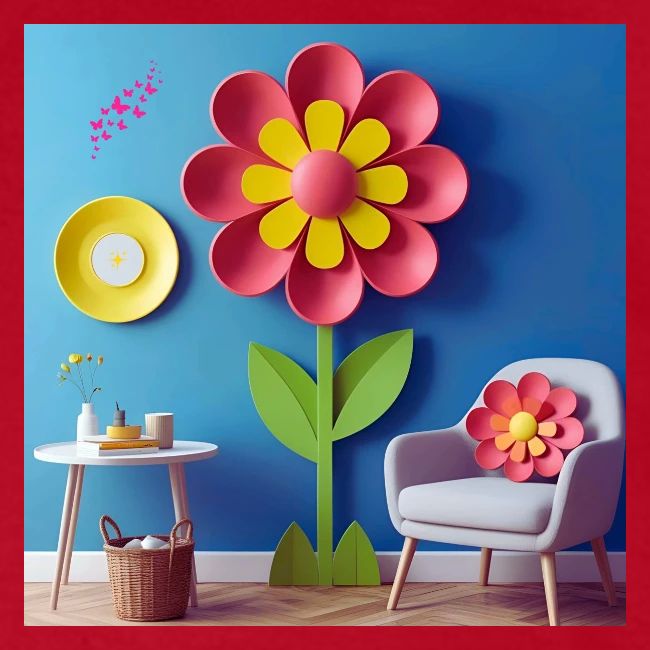 Flower design and harmony of environmental well-be