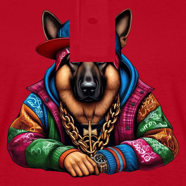 German Shepherd The Rapper Drawing