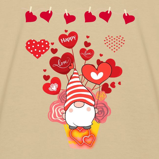 Design wrapped in love hearts, vibrating in love.