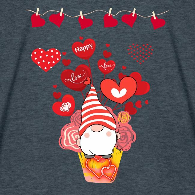 Design wrapped in love hearts, vibrating in love.