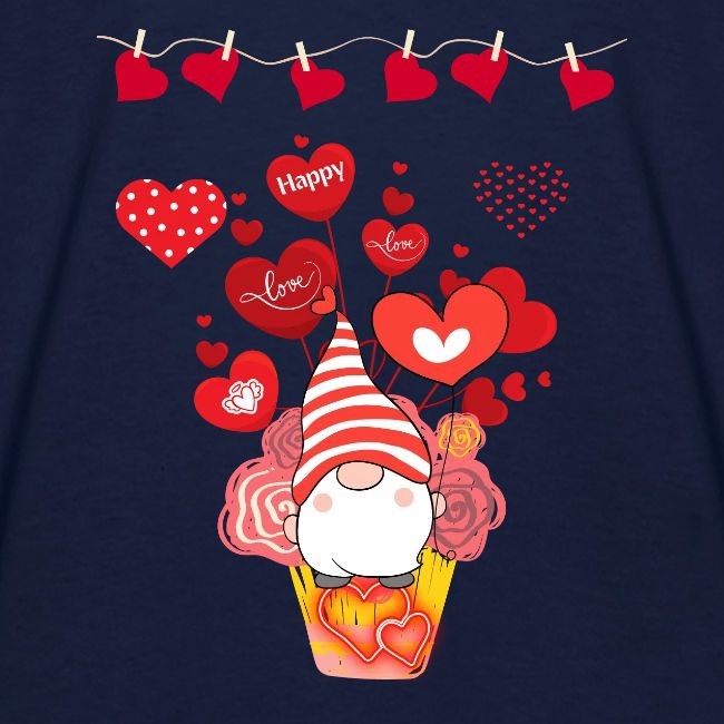 Design wrapped in love hearts, vibrating in love.