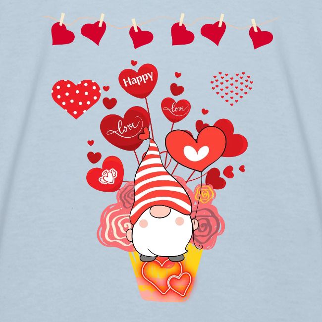 Design wrapped in love hearts, vibrating in love.