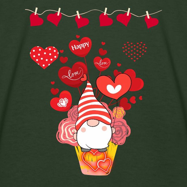 Design wrapped in love hearts, vibrating in love.