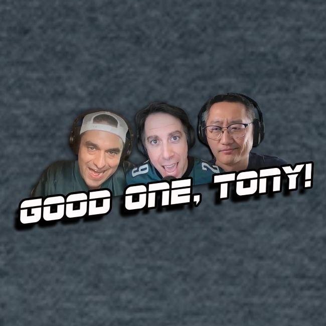 GOOD ONE, TONY! (with Fusco Show back)