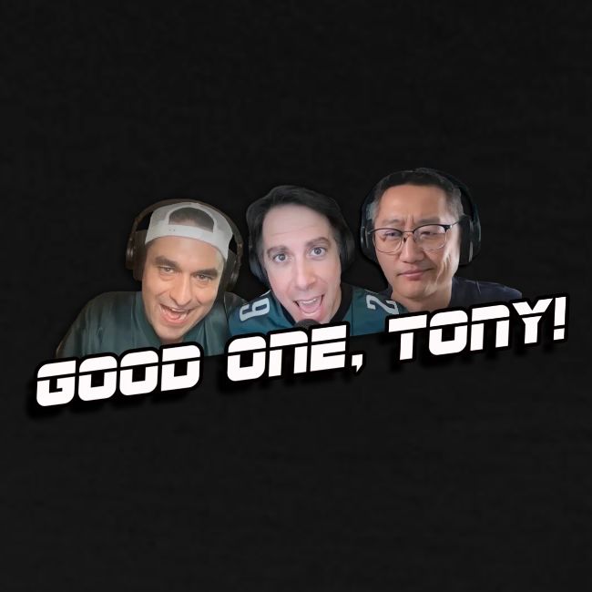 GOOD ONE, TONY! (with Fusco Show back)