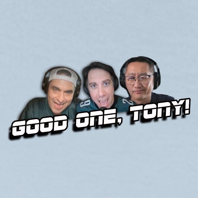 GOOD ONE, TONY! (with Fusco Show back)