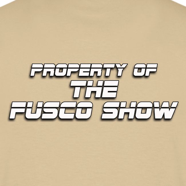 GOOD ONE, TONY! (with Fusco Show back)