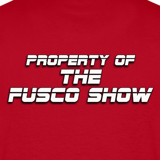 GOOD ONE, TONY! (with Fusco Show back)