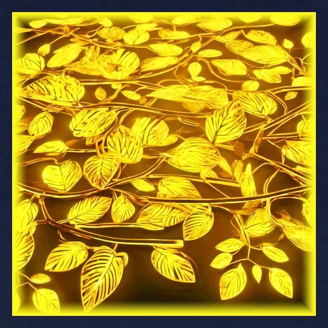Yellowish Leaf Art