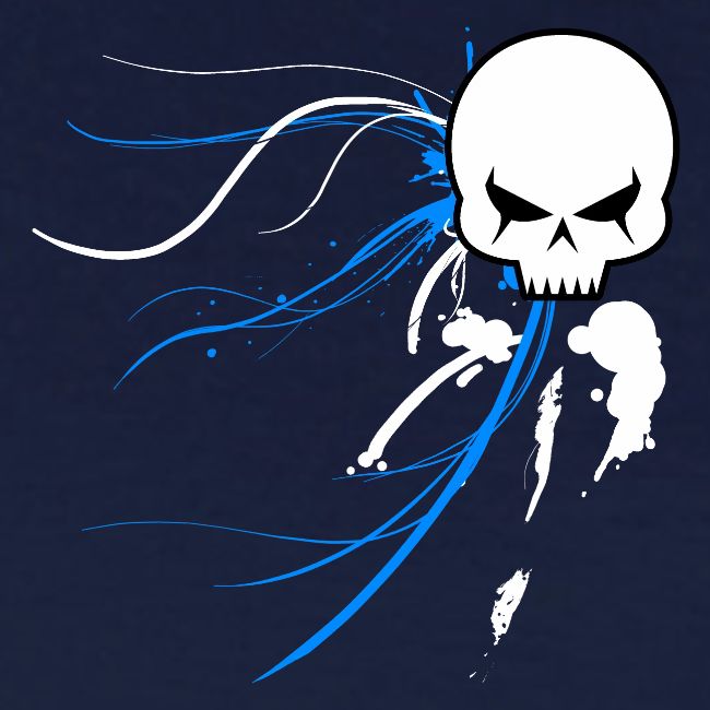 cyber skull bluw