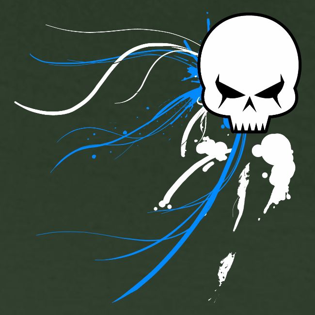 cyber skull bluw