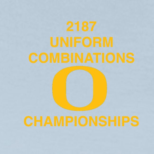 2187 UNIFORM COMBINATIONS O CHAMPIONSHIPS