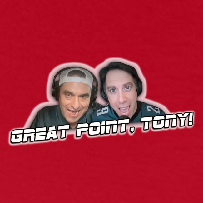 GREAT POINT, TONY! (with Fusco Show back)