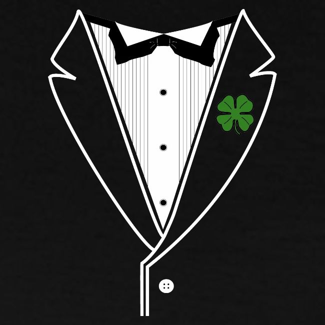 Shamrock Tuxedo w/ White Lapel
