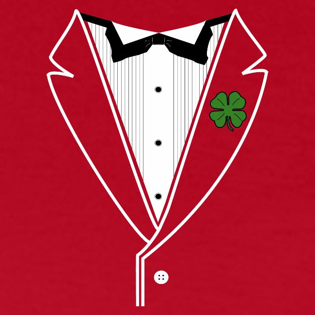 Shamrock Tuxedo w/ White Lapel