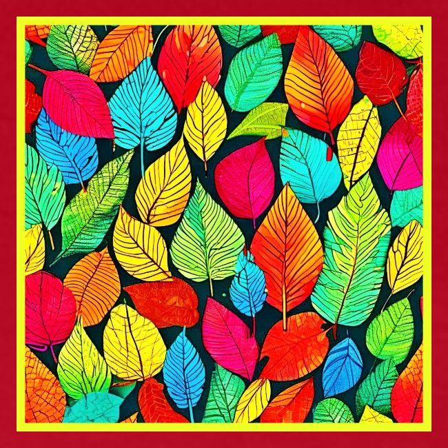 Autumn Elegance: Vivid Leaf Patterns