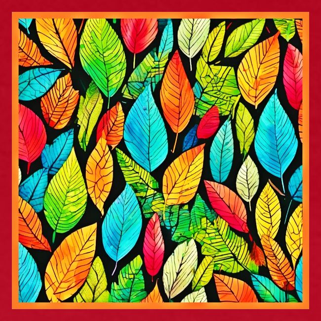 Vibrant Foliage Harmony: Leaf Patterns