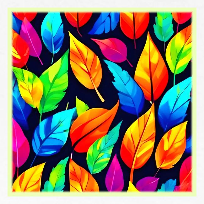 Vibrant Autumn Leaves Pattern
