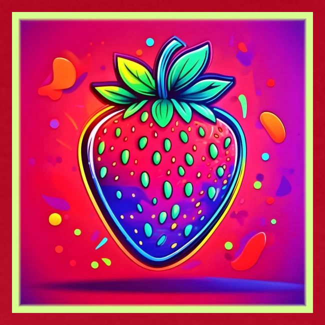 Neon Strawberry Pop