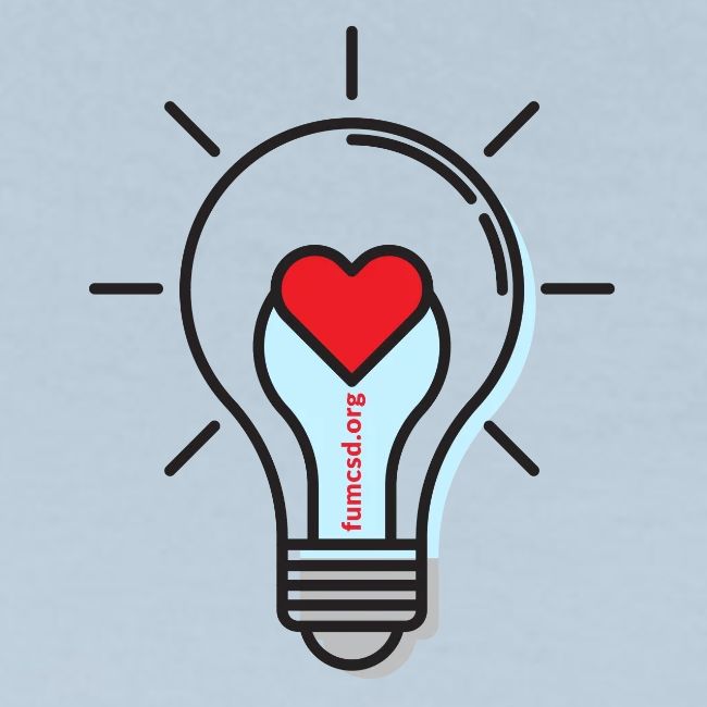 FUMCSD Heart Light Bulb
