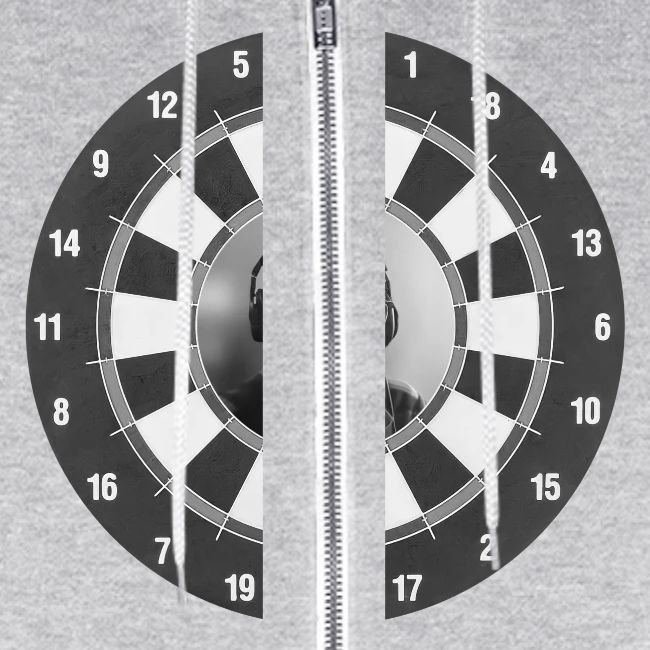 Producer Jay on Dartboard with Fusco Show back