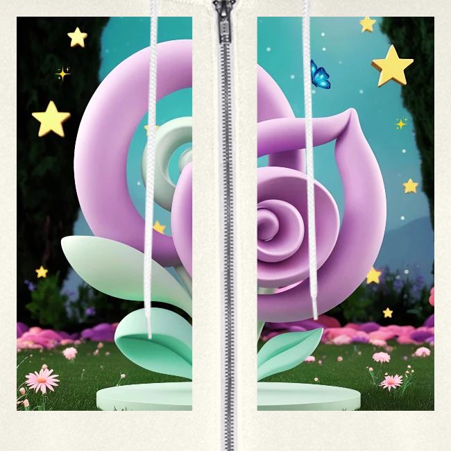 Lila Bloom | Double Floral Eco-Inspired Art