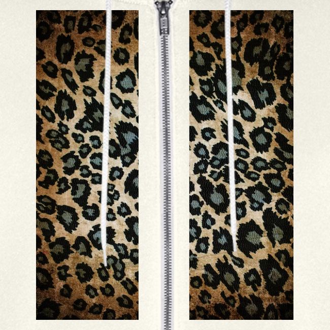 Blue Brown Black Leopard Pattern