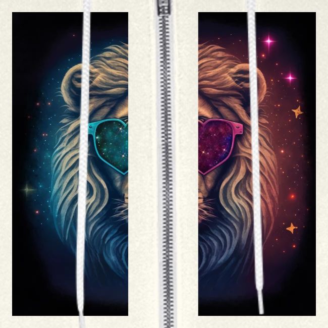 Jesus Lion of Judah wearing love glasses