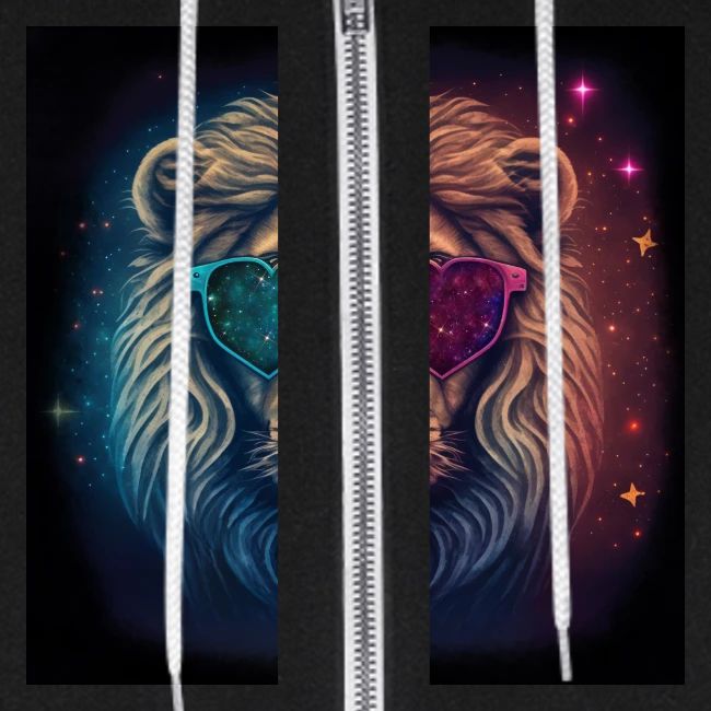 Jesus Lion of Judah wearing love glasses