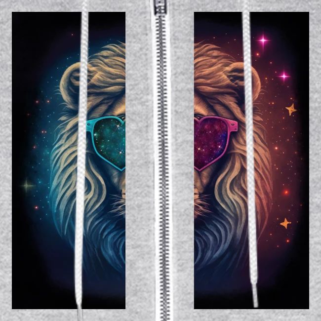 Jesus Lion of Judah wearing love glasses