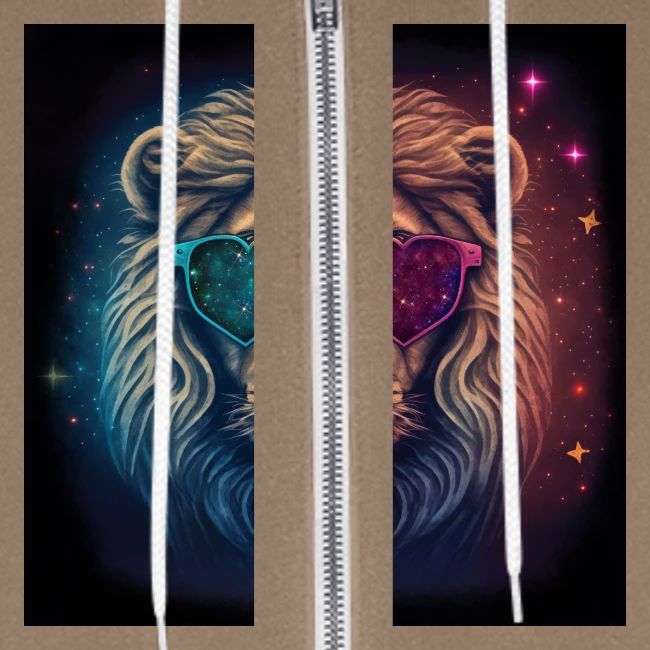 Jesus Lion of Judah wearing love glasses