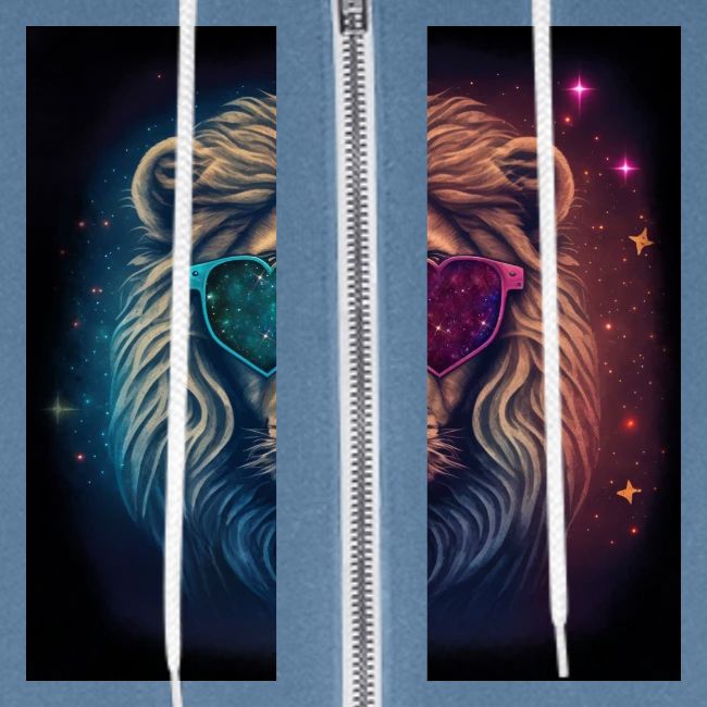 Jesus Lion of Judah wearing love glasses