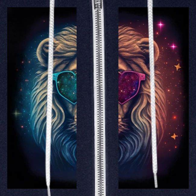 Jesus Lion of Judah wearing love glasses