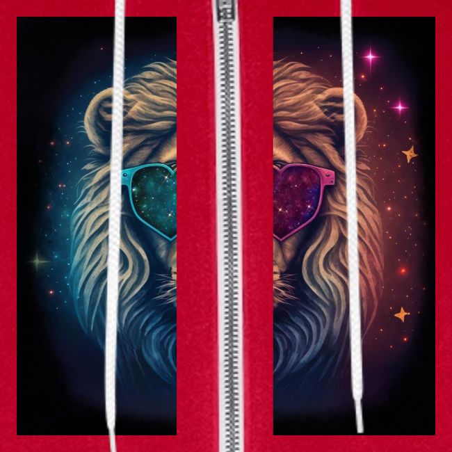 Jesus Lion of Judah wearing love glasses