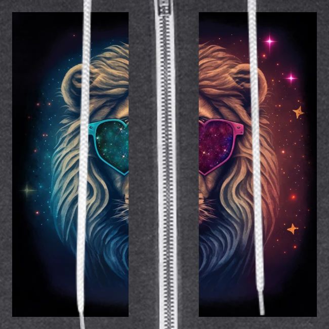 Jesus Lion of Judah wearing love glasses