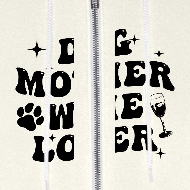 dog mother wine lover