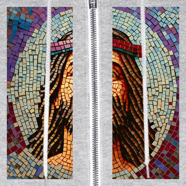 happy mosaic jesus
